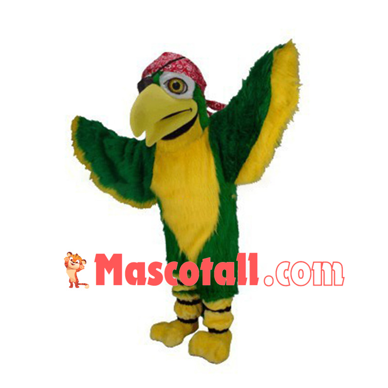 Pirate Parrot Mascot Costume	 