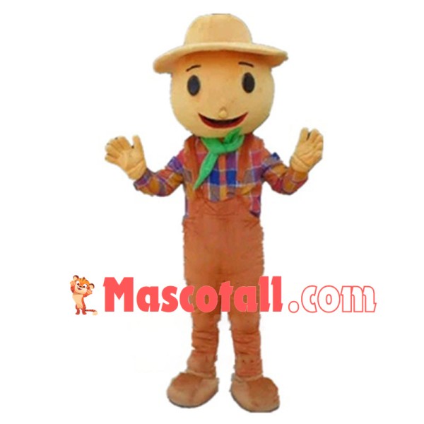 Optimistic Scarecrow Mascot Costume 