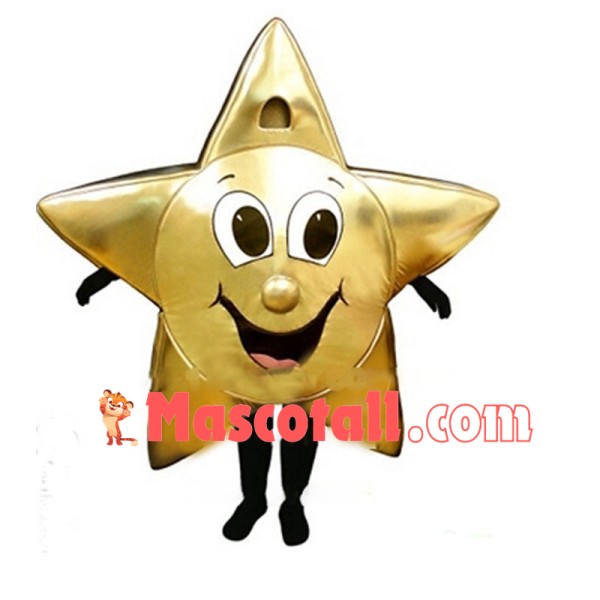 Deluxe Golden Star Lightweight Mascot Cartoon Costume	
