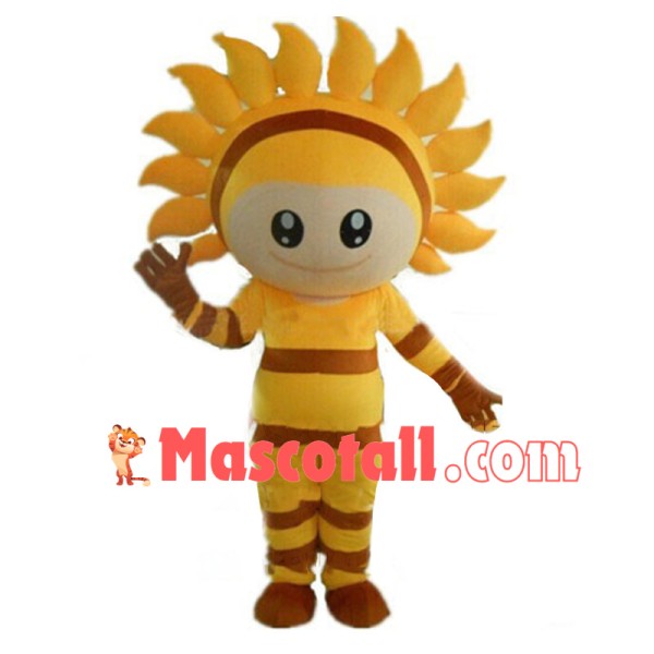 Cartoon Sun Boy Mascot Costume	