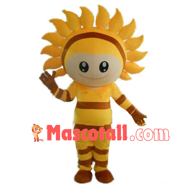 Cartoon Sun Boy Mascot Costume	