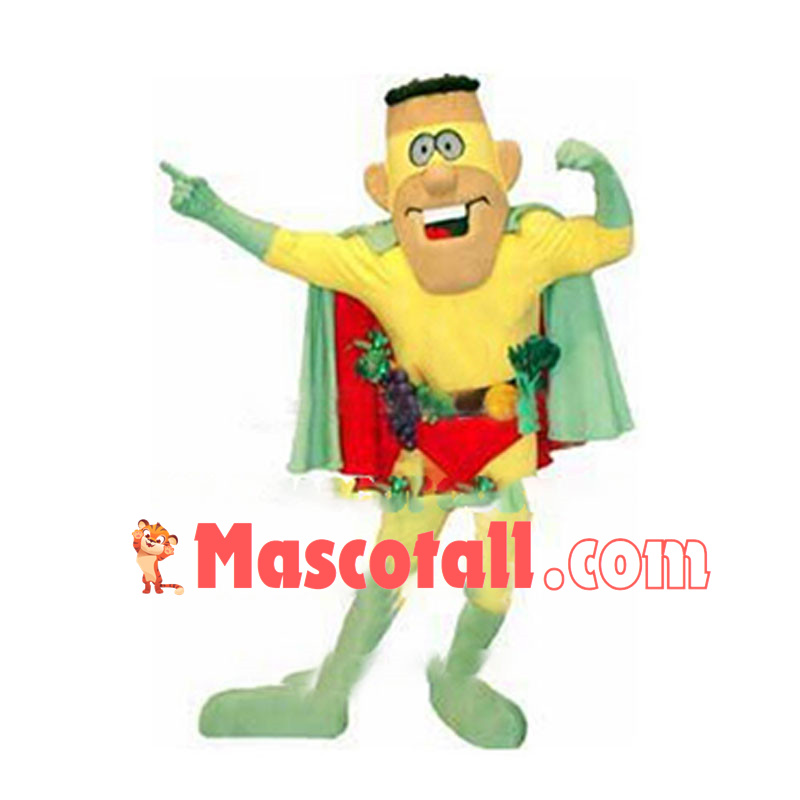 Captain 5 A Day Mascot Costume 