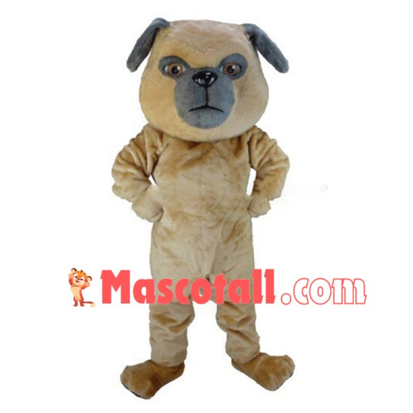 Ugly Pug Dog Mascot Costume  
