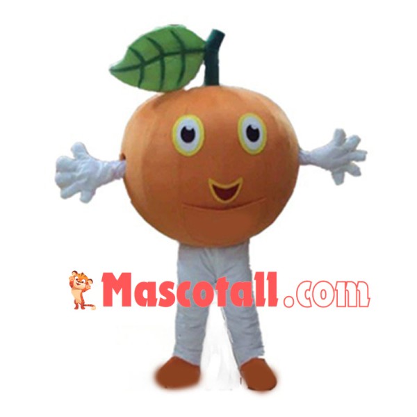Simple Version Cartoon Tangerine Lightweight Mascot Costume 