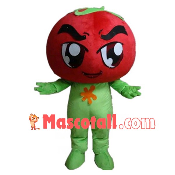 Angry Tomato Man Mascot Costume 