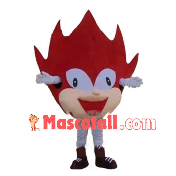Burning Cartoon Fire Flame Boy Mascot Costume 