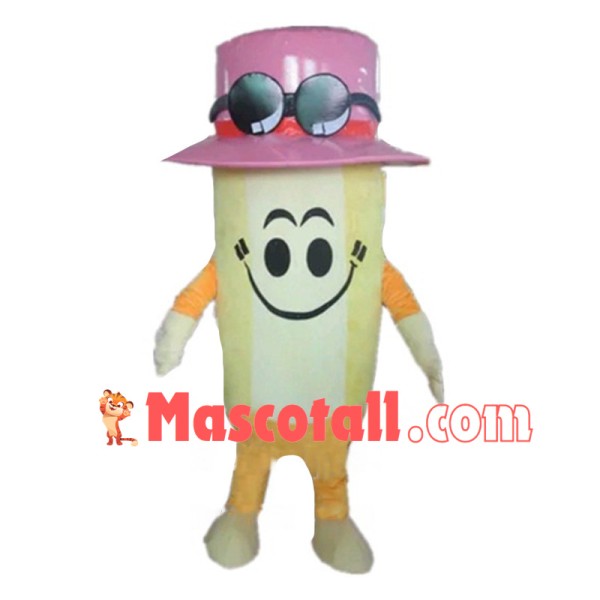 Cool Pencil Man Mascot Costume 