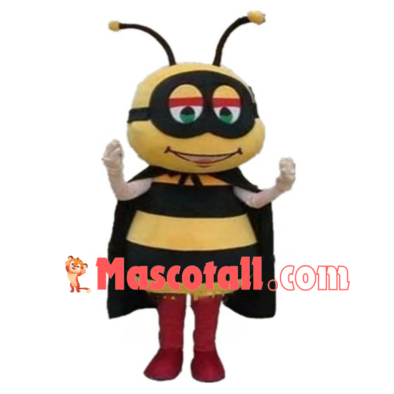 Superhero Bee Mascot Costume 