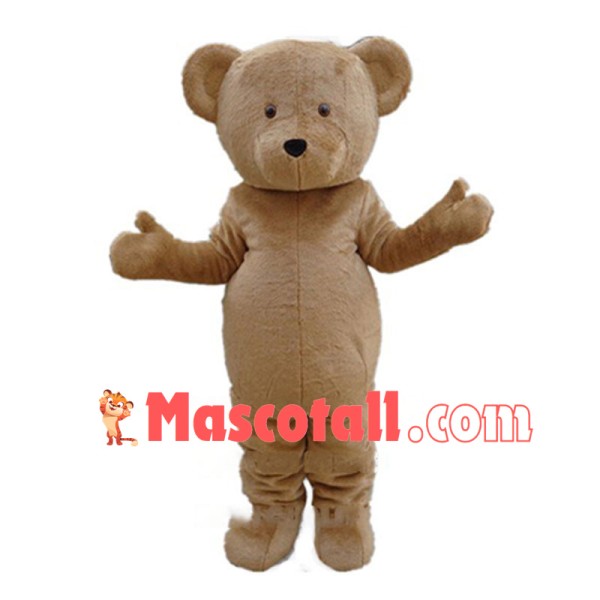 Classic Style Teddy Bear Mascot Costume 