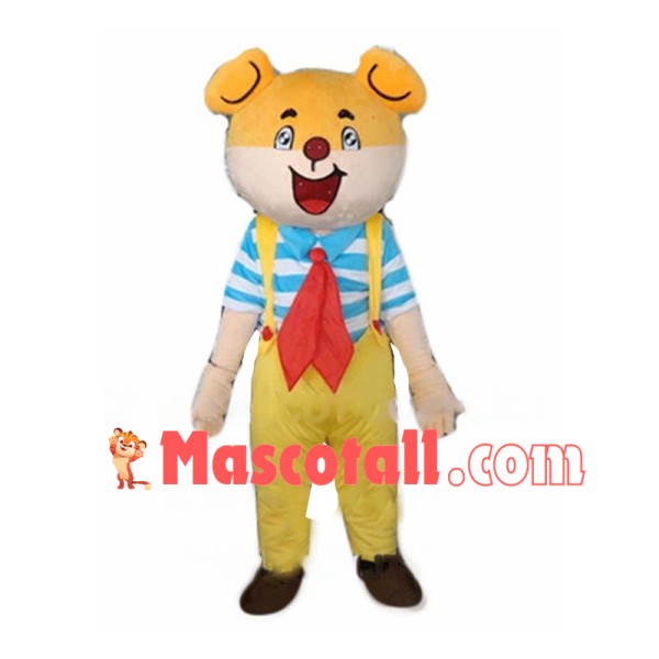 Optimistic Bear Boy Mascot Costume Fancy Dress Costume 