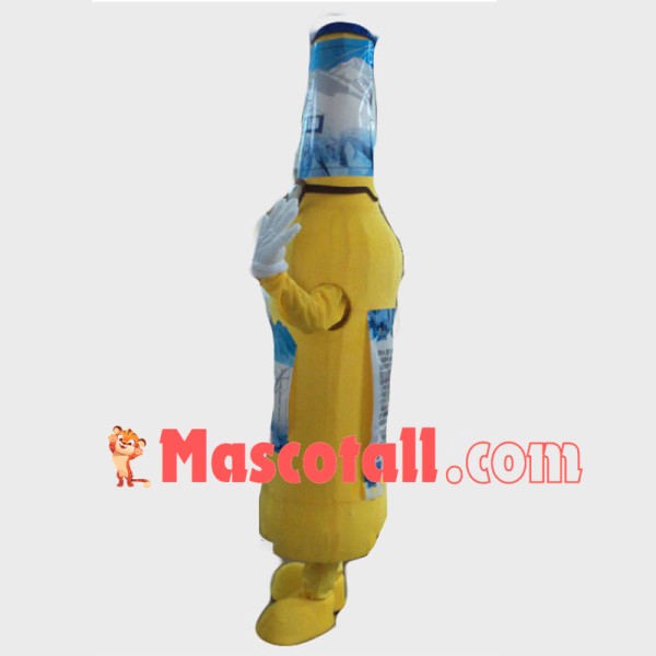 Deluxe Beer Bottle Mascot Adult Costume For Halloween Party	