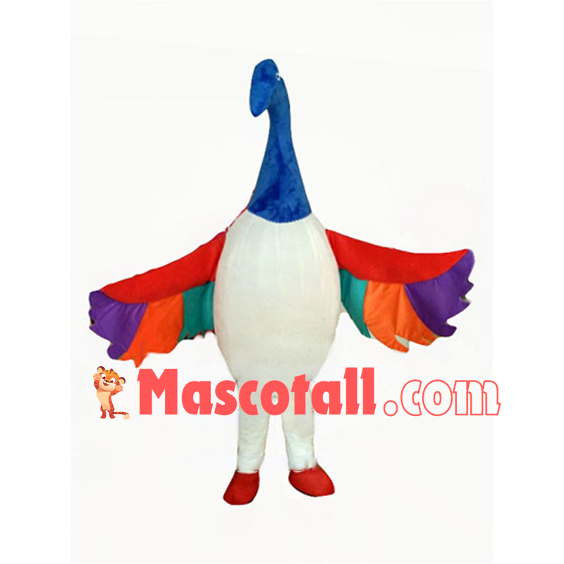 Colorful Goose Mascot Costume 