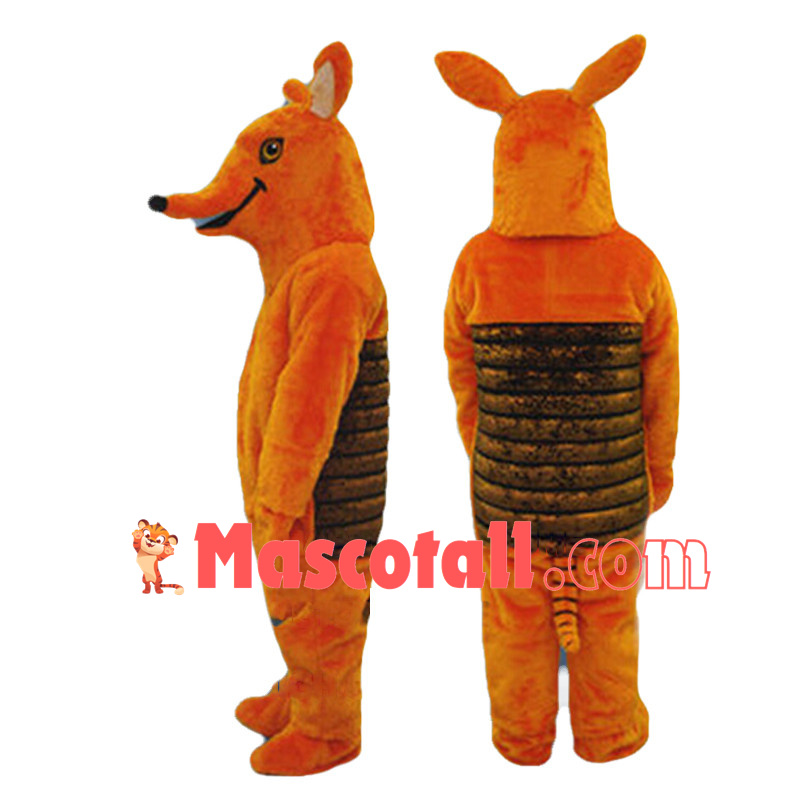 Orange Kangaroo Mascot Costume 