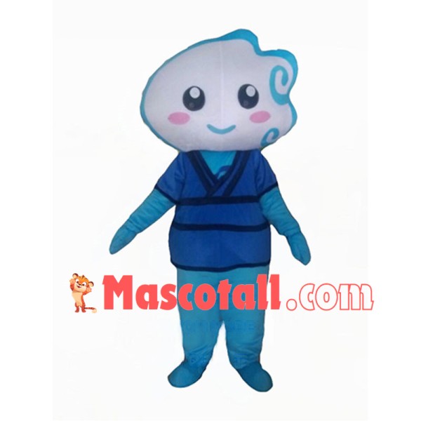 Cloud Man Mascot Cartoon Costume 