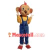 Cute Red-haired Monkey Boy Mascot Costume Fancy Dress Costume  