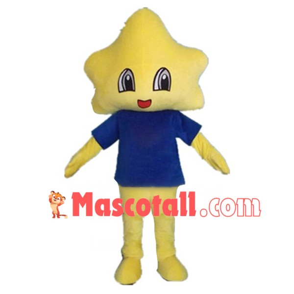 Yellow Petal Man Mascot Costume 