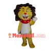 Lovely Cartoon Yellow Lion Mascot Costume 
