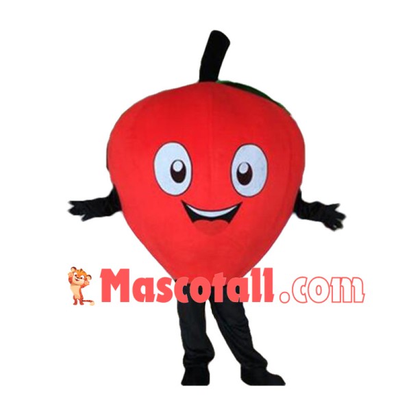 Lightweight Cartoon Red Apple Mascot Costume 