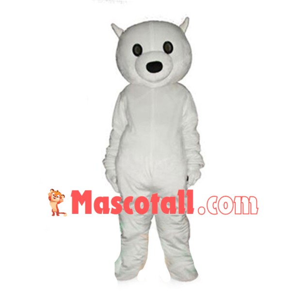 White Chihuahua Dog Mascot Costume