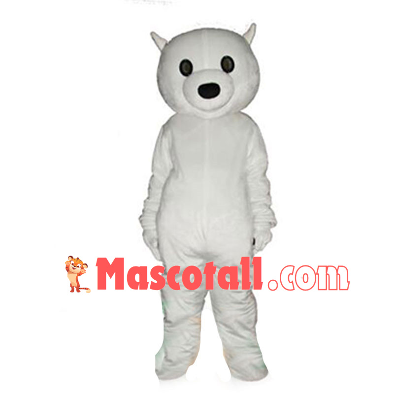 White Chihuahua Dog Mascot Costume