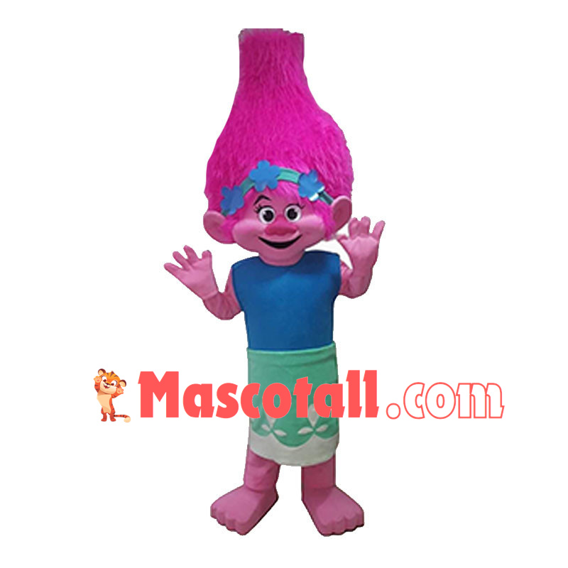 Optimistic Princess Poppy Mascot Costume	