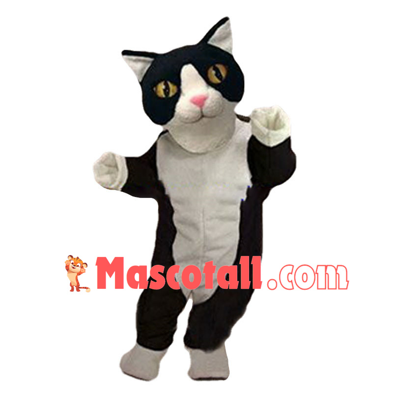 Almost Real Tuxedo Cat Mascot Costume