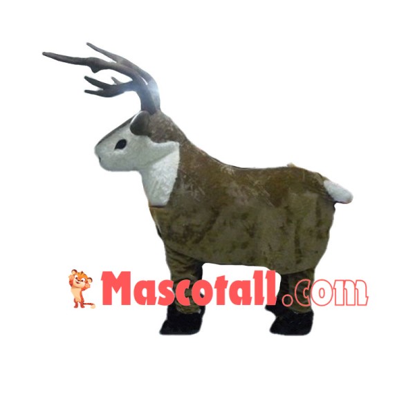 Two Person Reindeer Animal Mascot Costume 