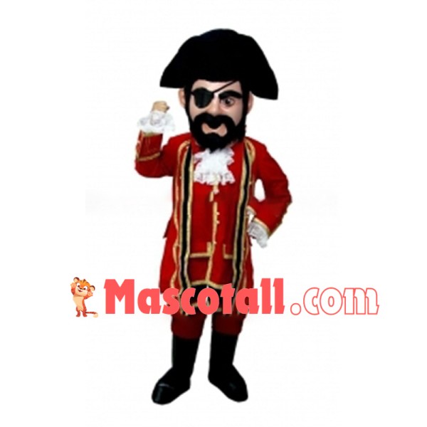 Pirate Captain Mascot Costume	