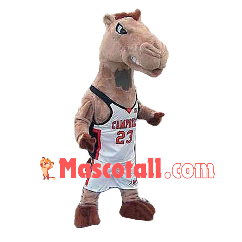 Power Fierce Basketball Mustang Mascot Costume