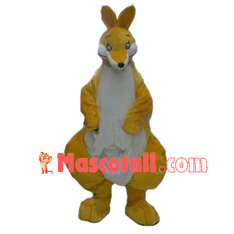 Lightweight Cartoon Yellow Kangaroo Mascot Costume 