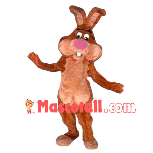 Nesquik Bunny Mascot Costume Advertising Cartoon Character