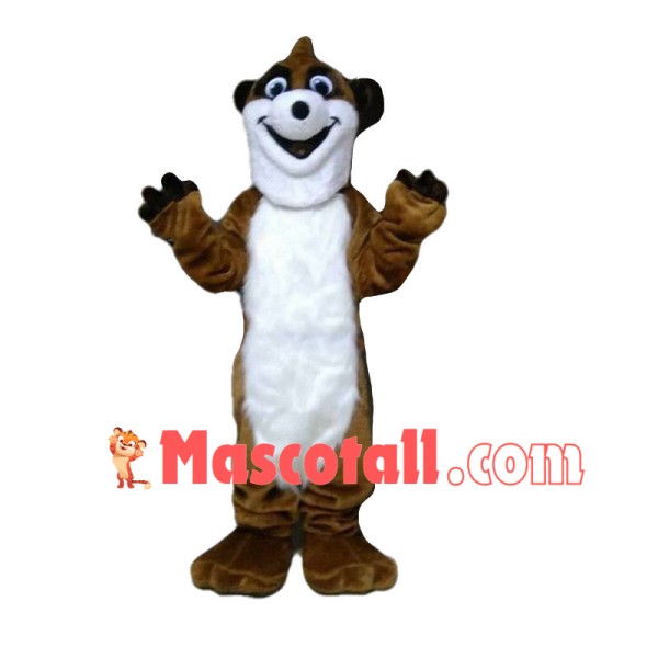 Happy Meerkat Soft Mascot Costume 