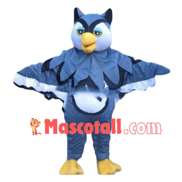 Grey Owl Mascot Adult Costume	