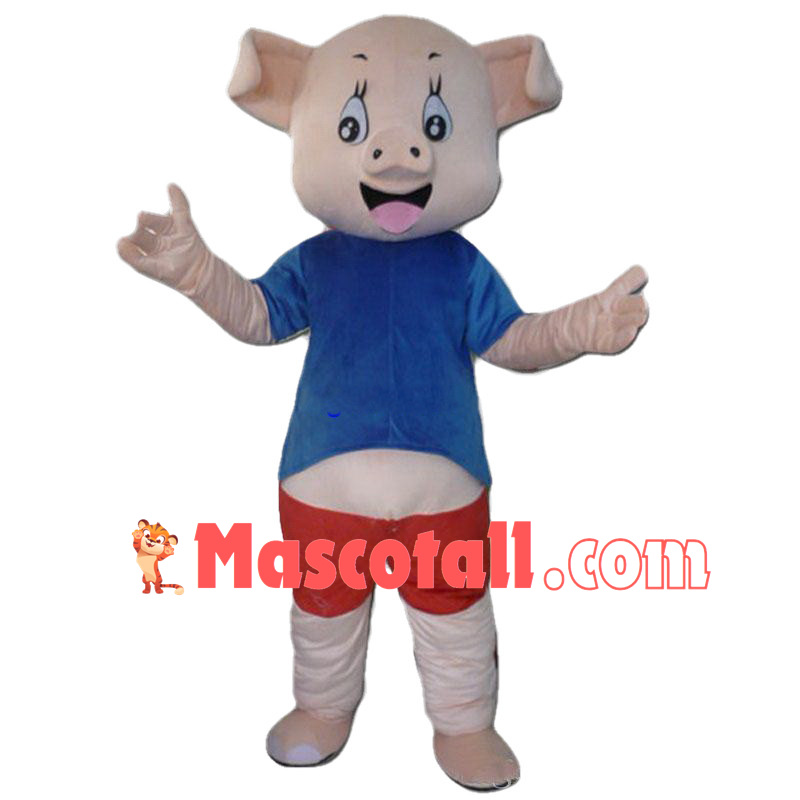 Lovely Cartoon Pig Mascot Costume Fancy Dress Costume 