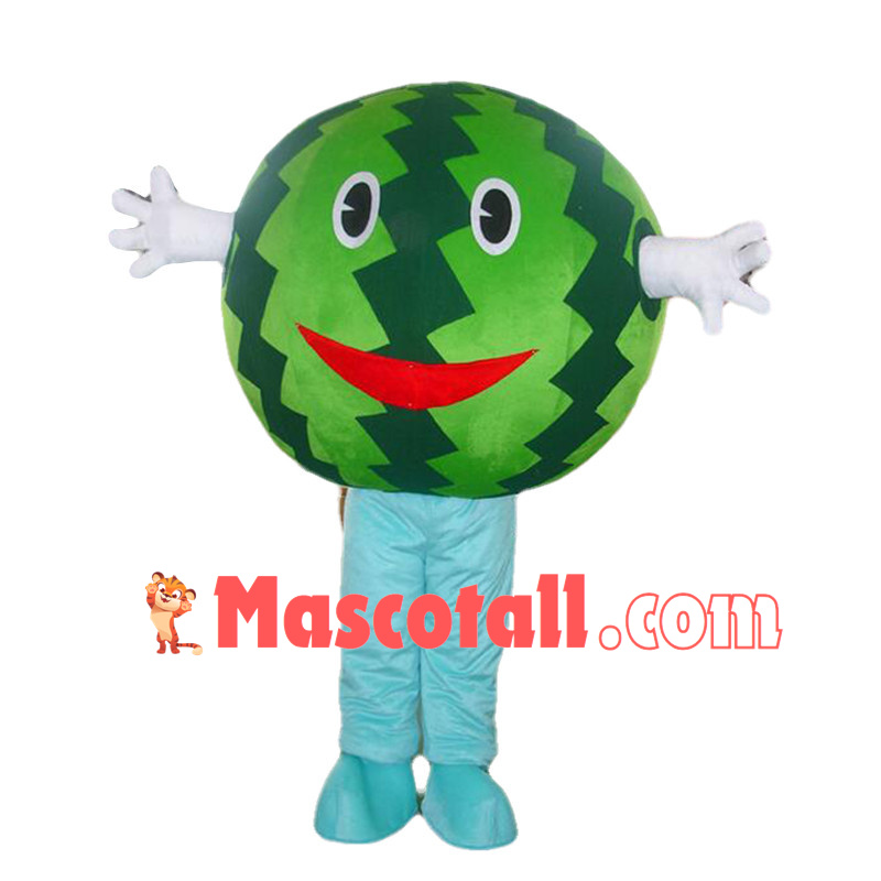 Cartoon Whole Watermelon Mascot Costume 