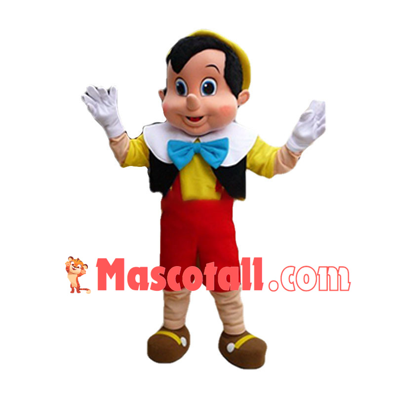 Brave Pinocchio Mascot Costume 