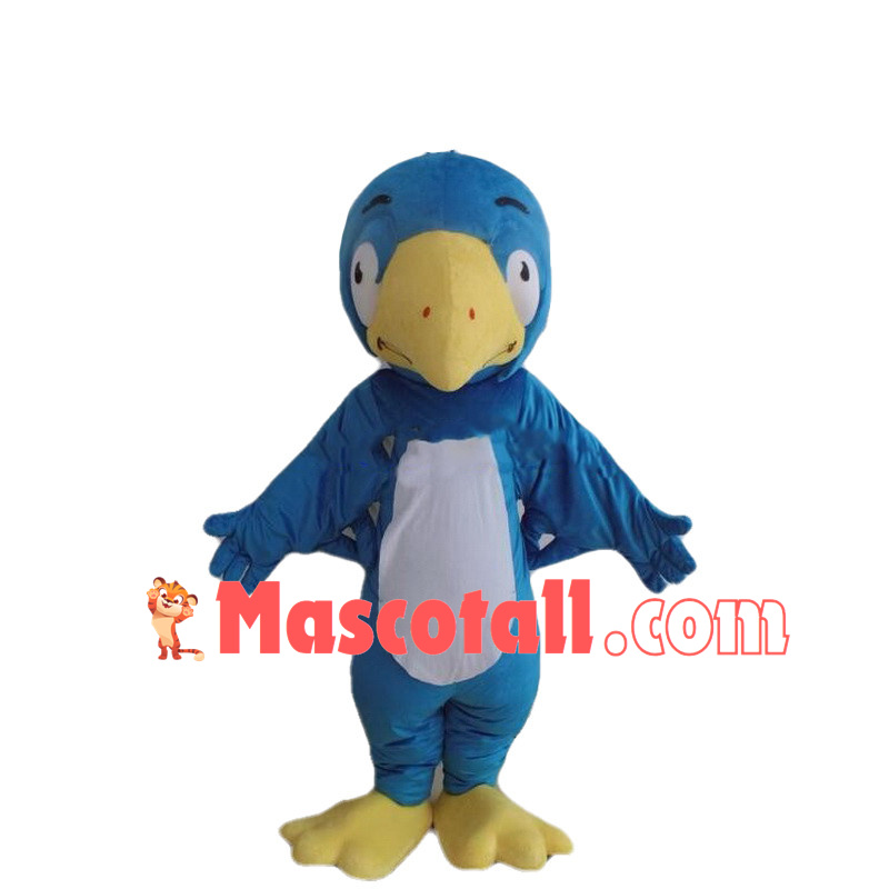Blue Parrot Mascot Costume	