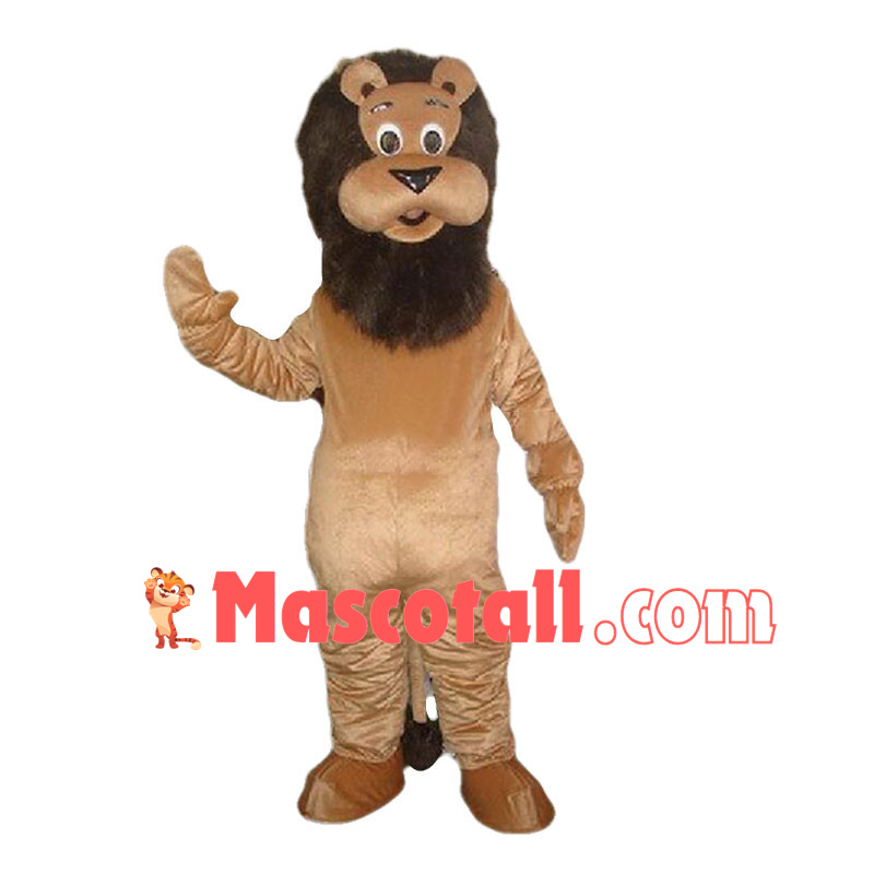 Friendly Easy Wear Lion Mascot Costume	