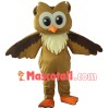 Flying Brown Owl Mascot Costume 