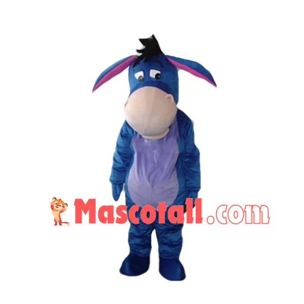 Pessimistic Eeyore the Donkey Mascot Costume	