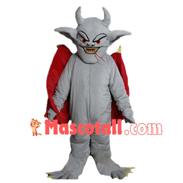 Gray Bat Devil Mascot Costume	