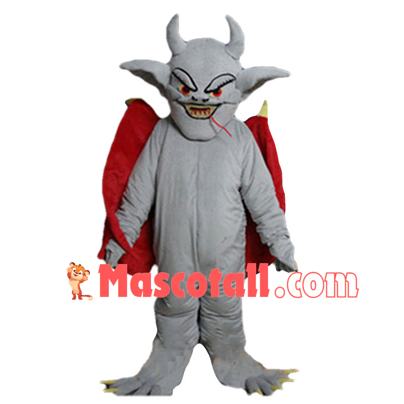 Gray Bat Devil Mascot Costume	