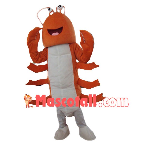 Deluxe Orange Lobster Lightweight Mascot Costume 