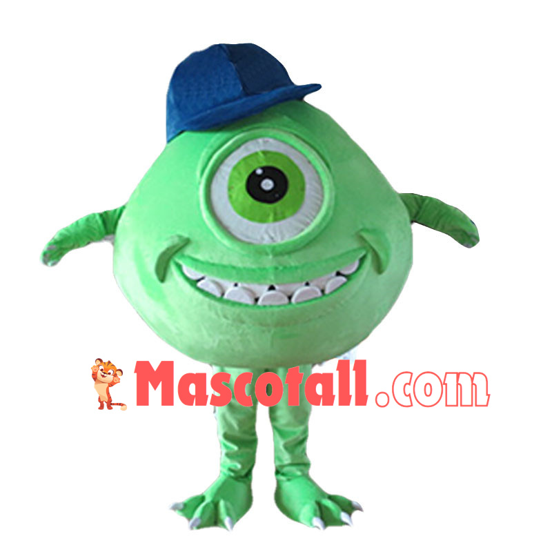 Monsters University Mike Wazowski Mascot Costume 
