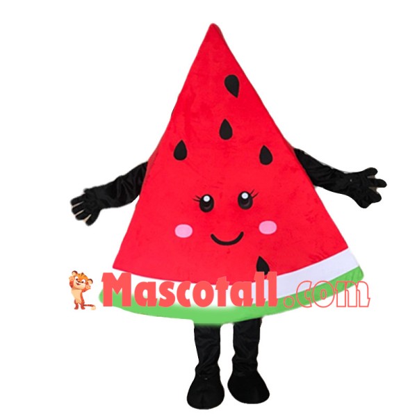 Deluxe Cartoon Watermelon Slice Lightweight Mascot Adult Costume	