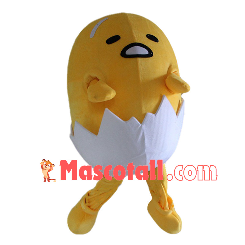 Gudetama the Lazy Egg In Shell Mascot Costume	