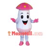 Deluxe Pink Mushroom Cartoon Mascot Costume