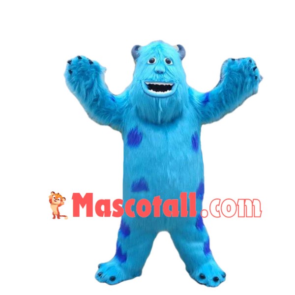 Optimistic Sully Monster Long Fur Mascot Costume	
