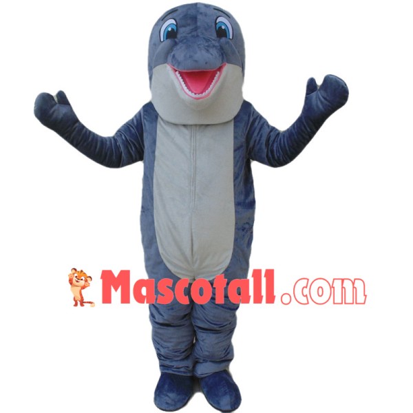 College Iggy Dolphin Mascot Costume 