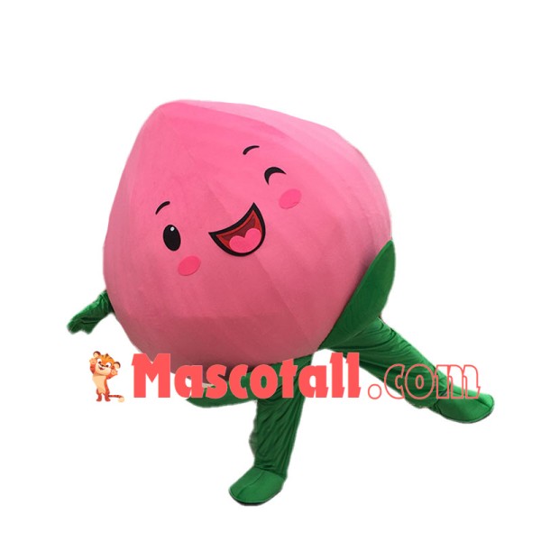 Deluxe Cartoon Pink Juicy Peach Mascot Costume	